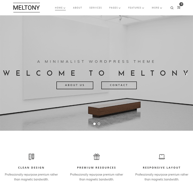 Meltony WordPress Theme