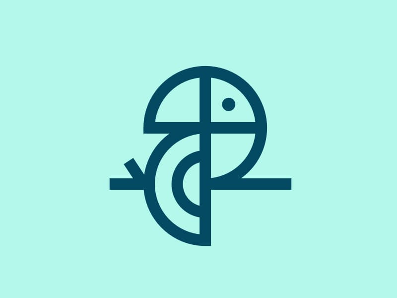 P logo design