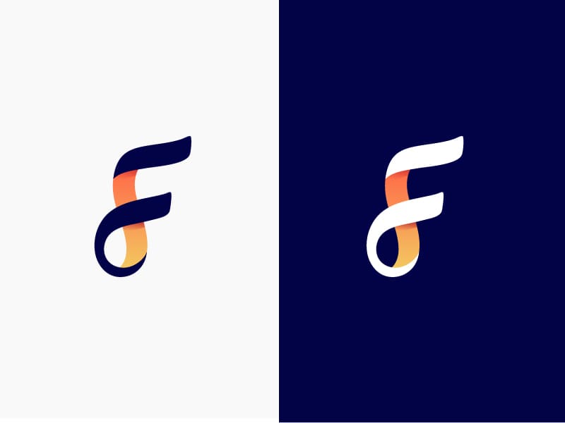 F logo design