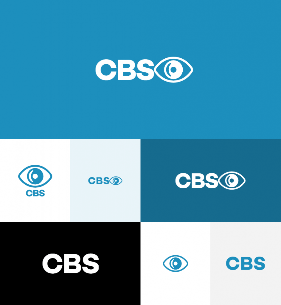 How would CBS logo look like if it were made in Logaster?