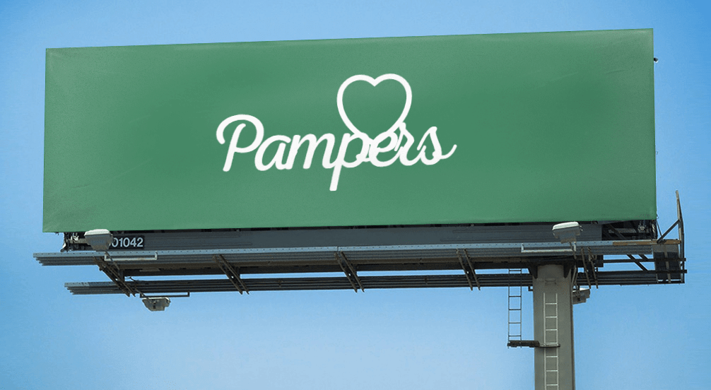 How would Pampers logo look like if it were made in Logaster?