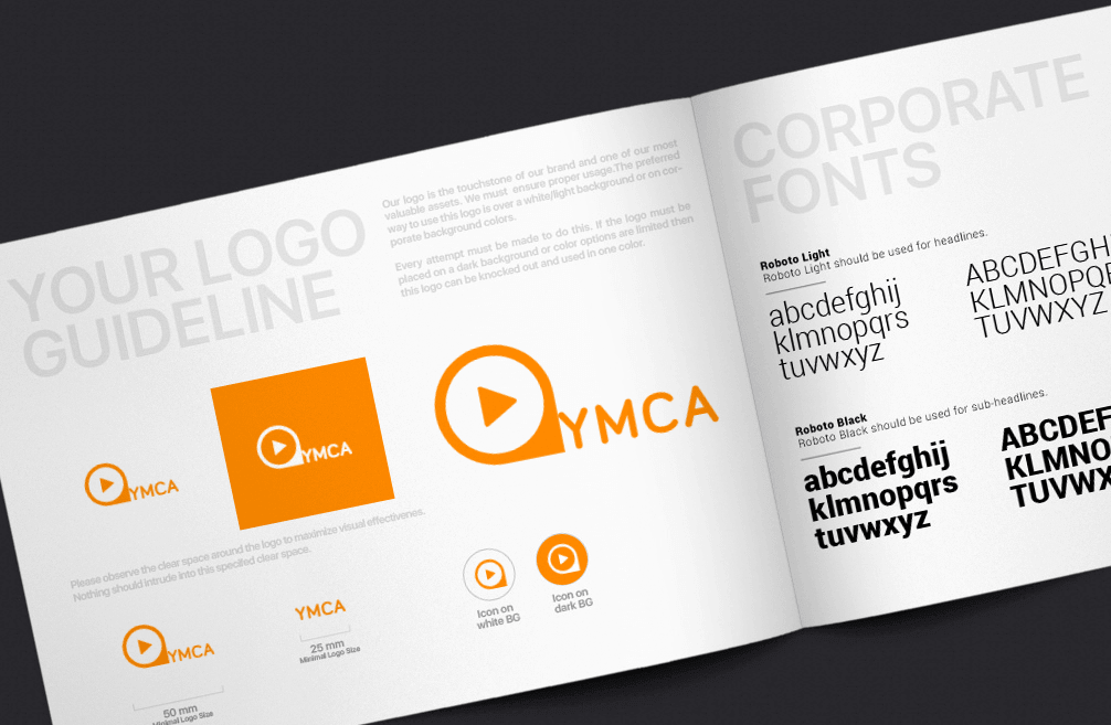 How would YMCA logo look like if it were made in Logaster?