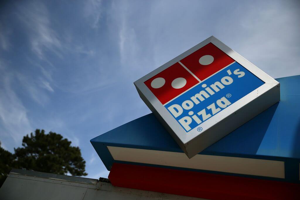 the 1st logo Domino's Pizza