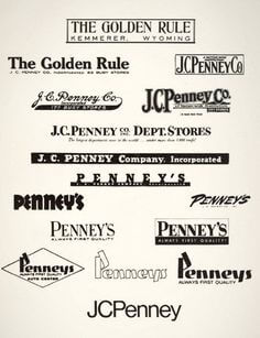 Evolution of the JCPenney logo