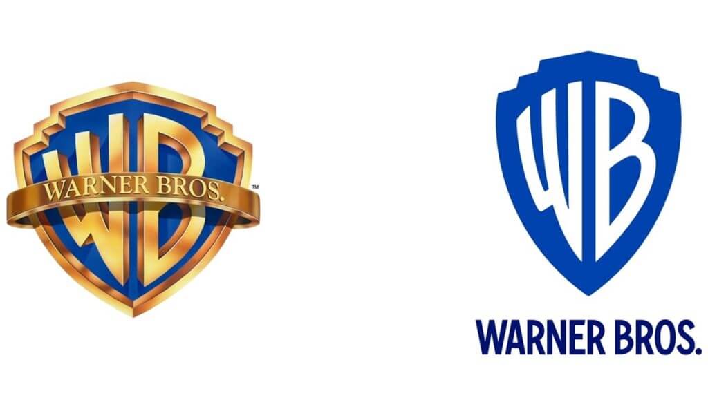 The new design WB logo