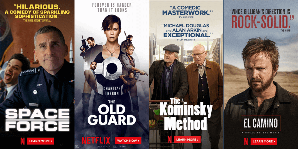 Netflix banners