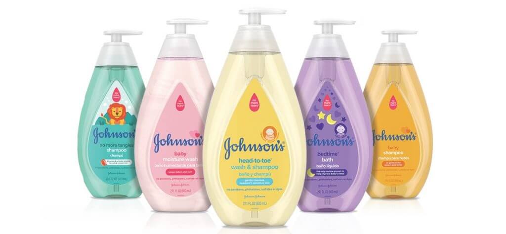 Johnson & Johnson's shampoos for children