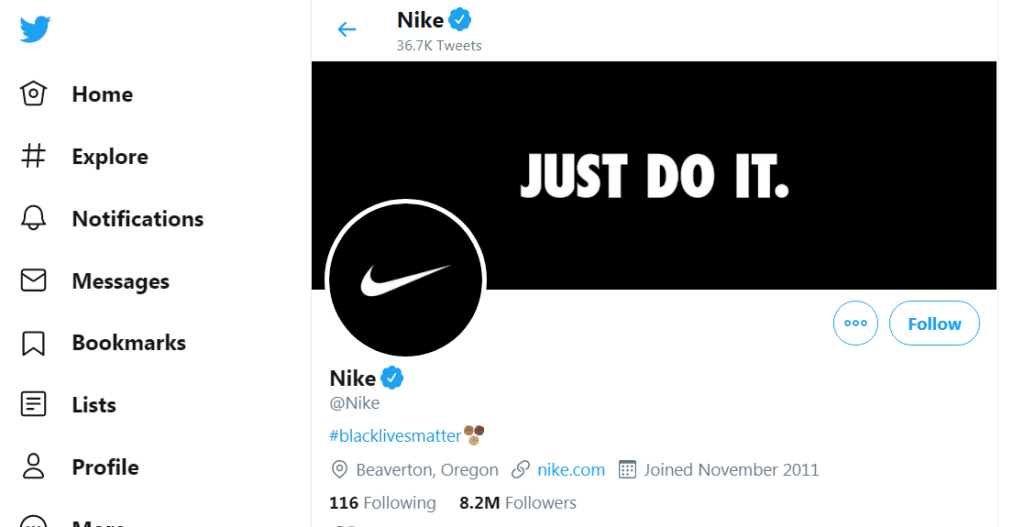 Nike  Twitter