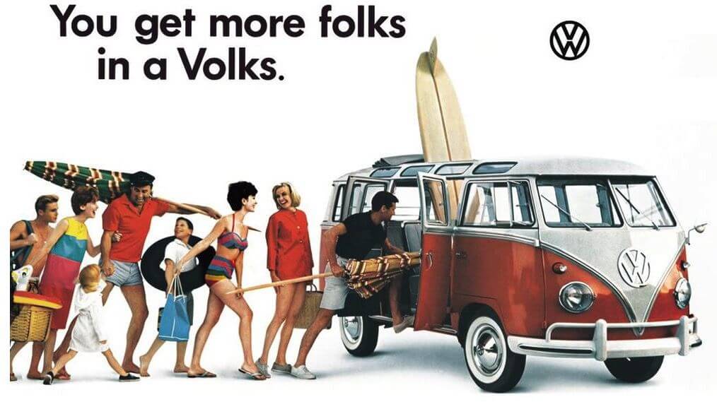 Volkswagen comes from the phrase “people’s car”
