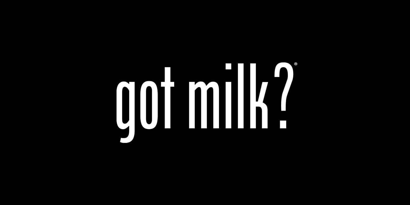 "Avoir du lait?"  (Conseil des transformateurs de lait de Californie)
