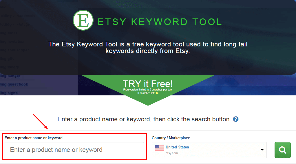 Etsy Keyword Tool logo