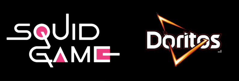 Squid Game Doritos Black Logos