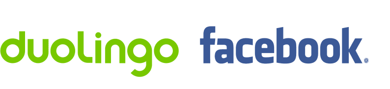 facebook duolingo logo