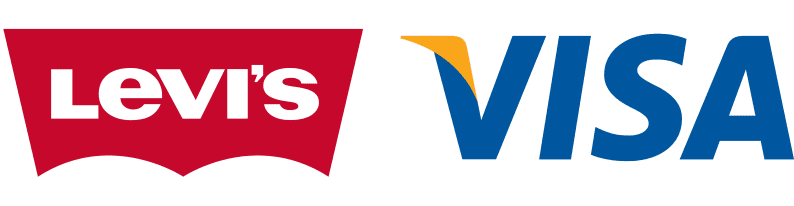 visa levis wordmark logo