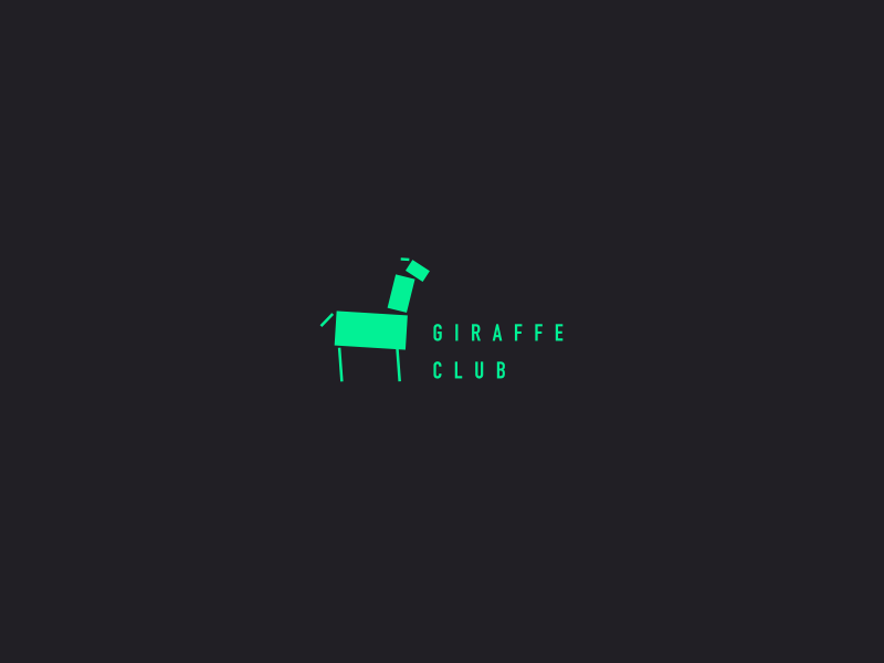 Giraffe Club アニメーションのロゴ