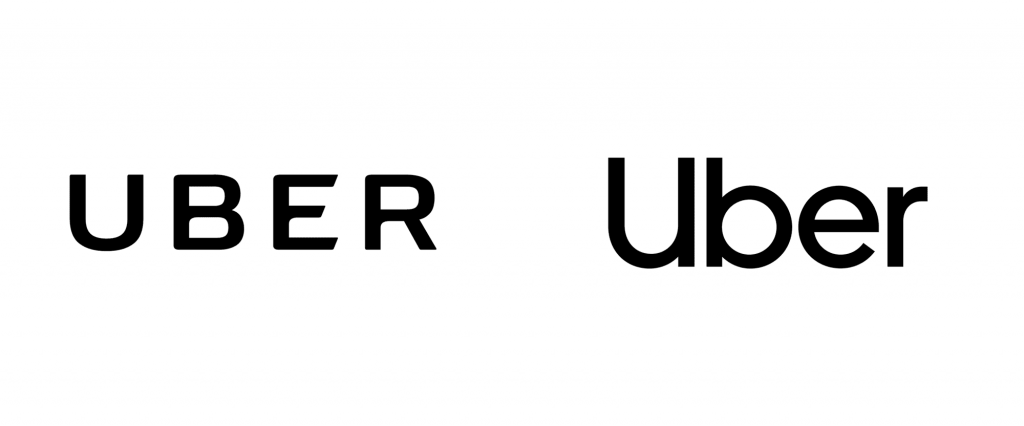 Uber старый и новый логотип