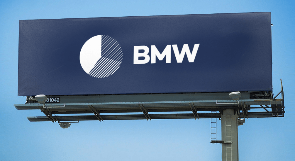Как выглядел бы логотип BMW c Logaster