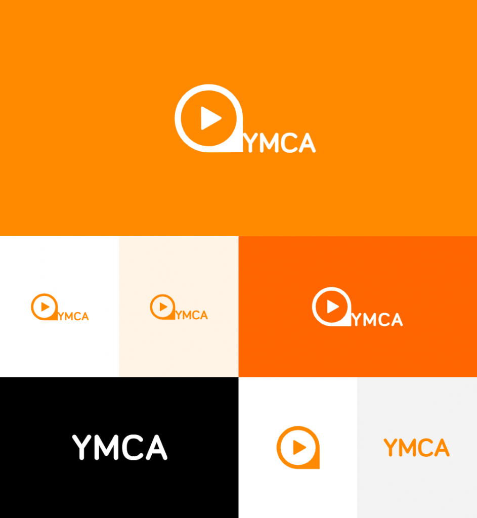 Как выглядел бы логотип YMCA c Logaster