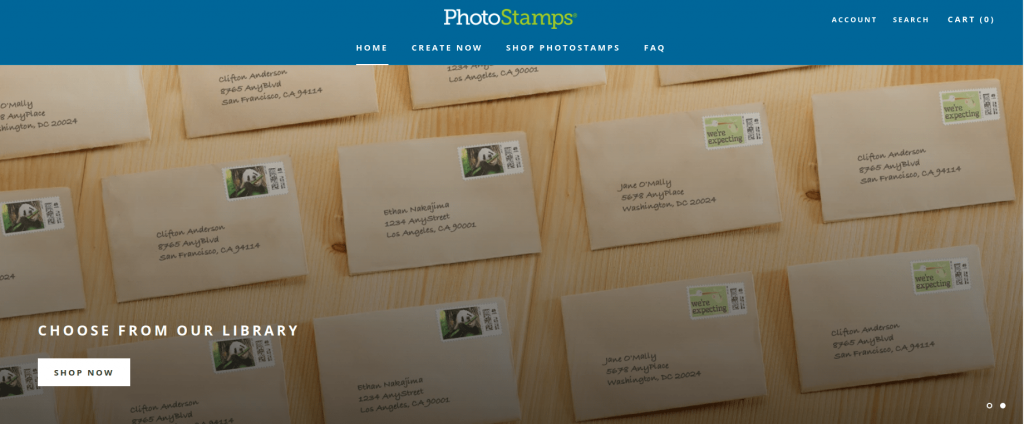 custom post stamp in US