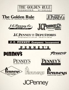 Развитие логотипа JCPenney