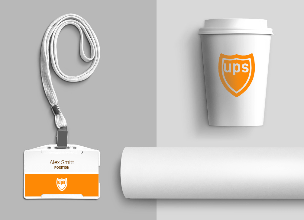 Как выглядел бы логотип UPS с Logaster
