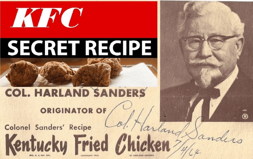 секретный рецепт жареной курицы KFC