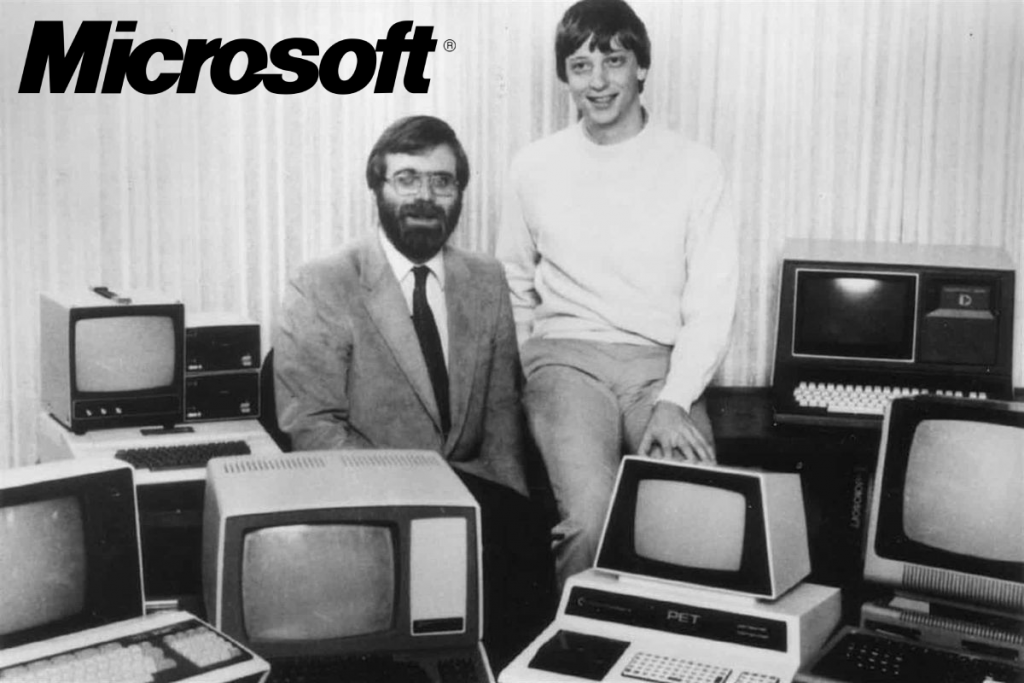 Microsoft Билл Гейтс и Пол Аллен