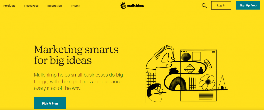 MailChimp Маркетинговый ум для великих идей