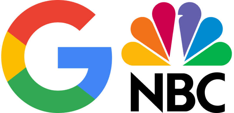 NBC Google Multicolor Logos