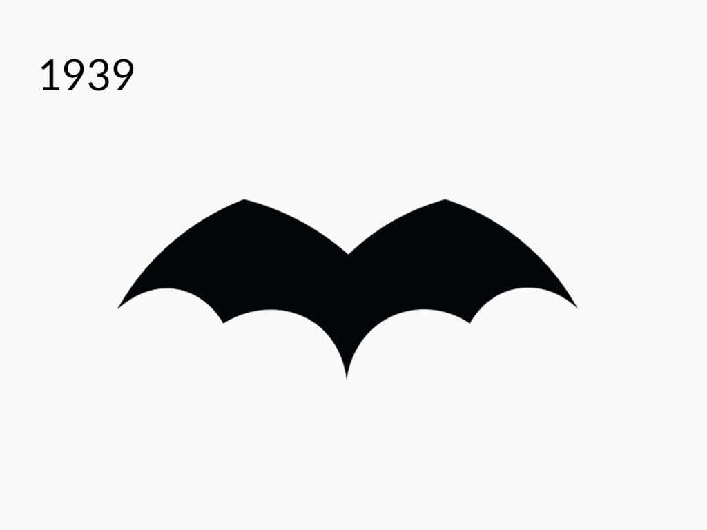 El logotipo de Batman 1939
