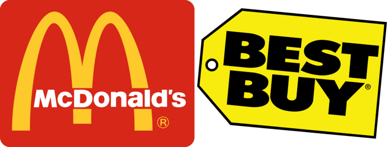 Mcdonalds Best Buy yellow Logo