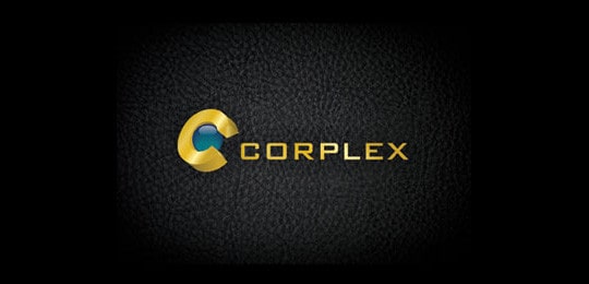 Corplex 3D効果のロゴ
