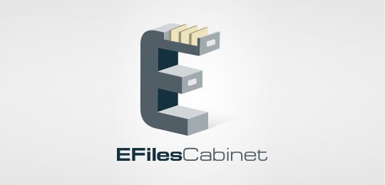 Eファイル3Dロゴ