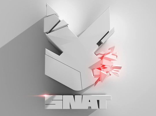 Snat 3Dロゴ