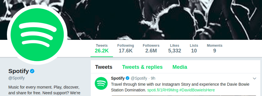 Spotify Twitter