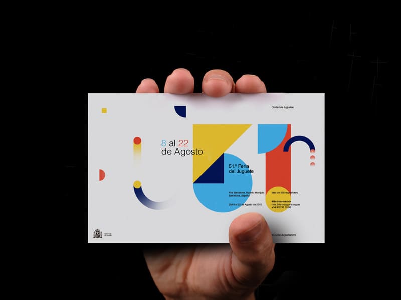 Bauhaus style business card