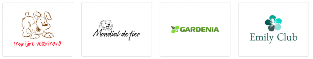 Designs de logos générés par Logaster comportant un nom 
