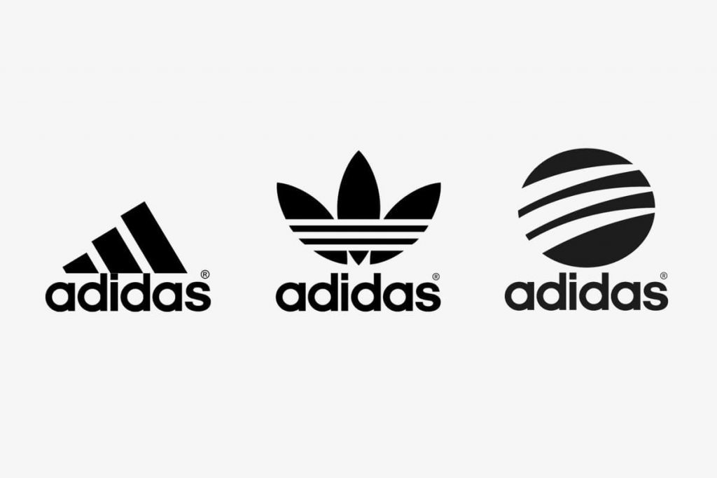 Evolution of the Adidas logo