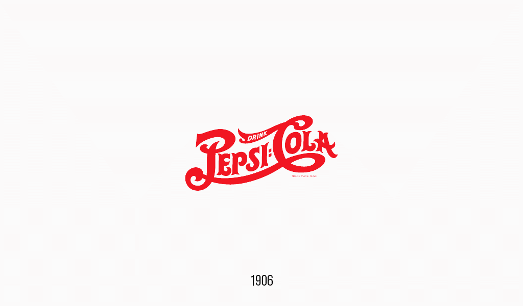 Pepsi-cola-logo first
