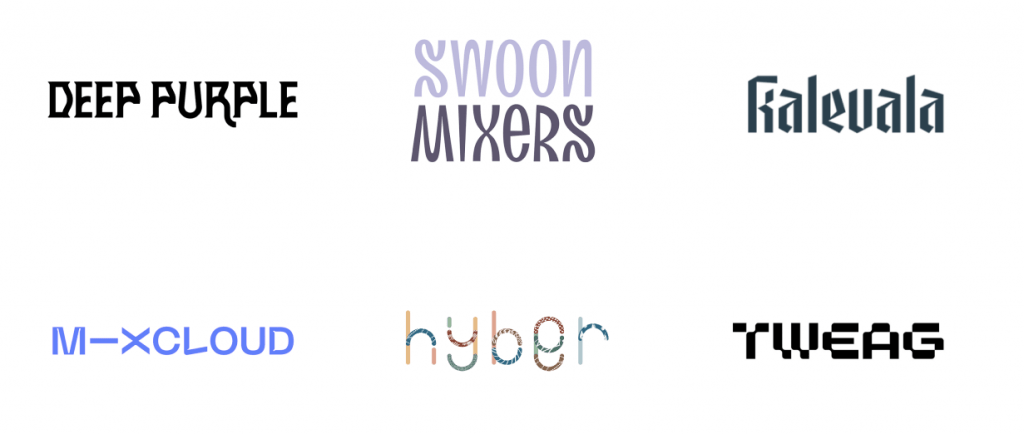 Logo Trend - Vetgedrukte lettertypen