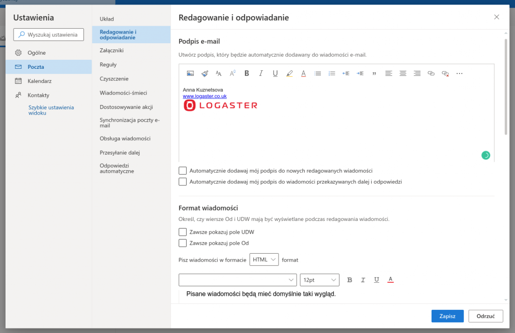 save signature outlook